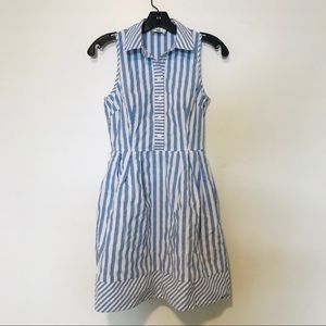 Milly blue white stripped dress